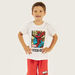 Spider-Man Print T-shirt and Shorts Set-Pyjama Sets-thumbnail-1