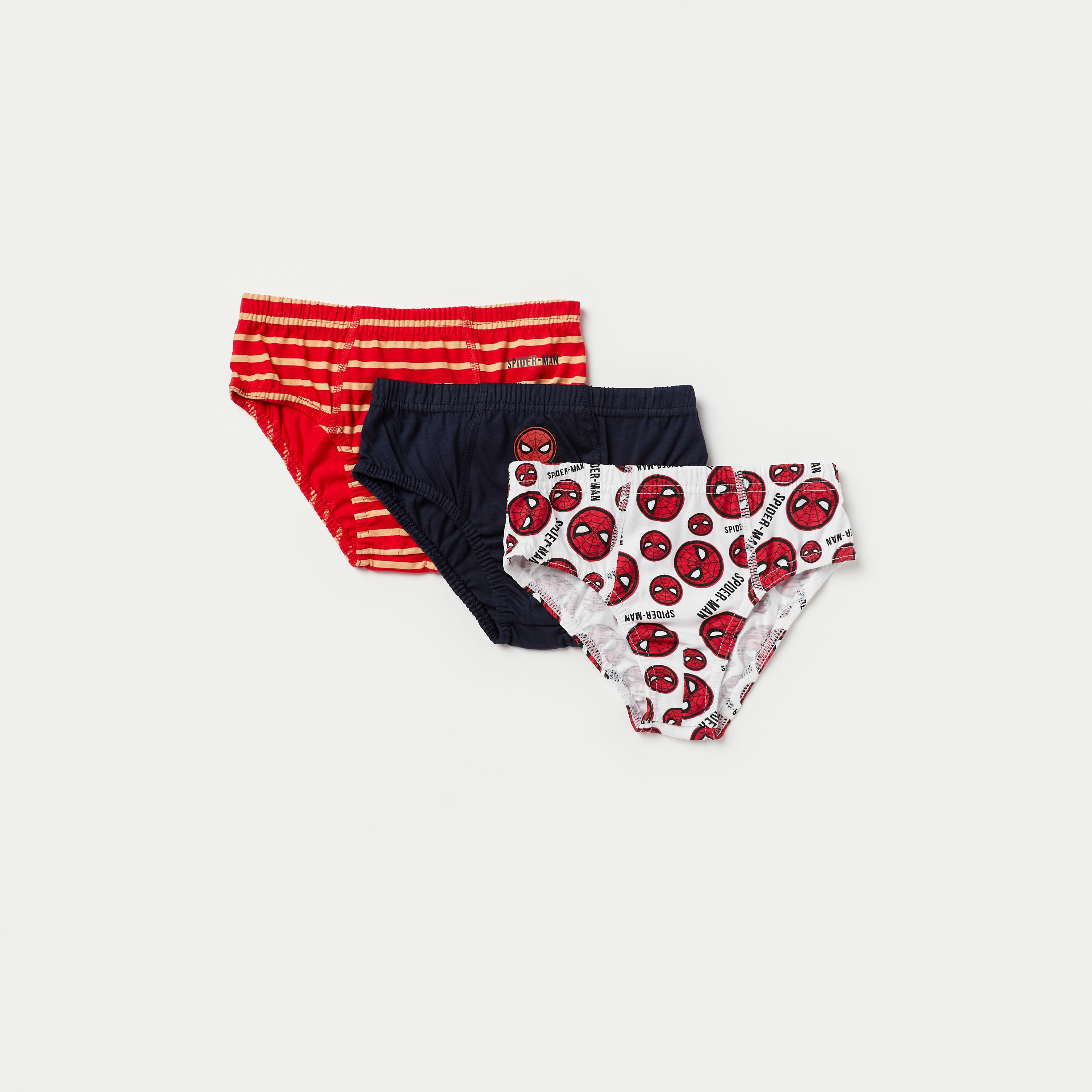 Buy Spider Man Print Briefs Set of 3 Online Babyshop UAE