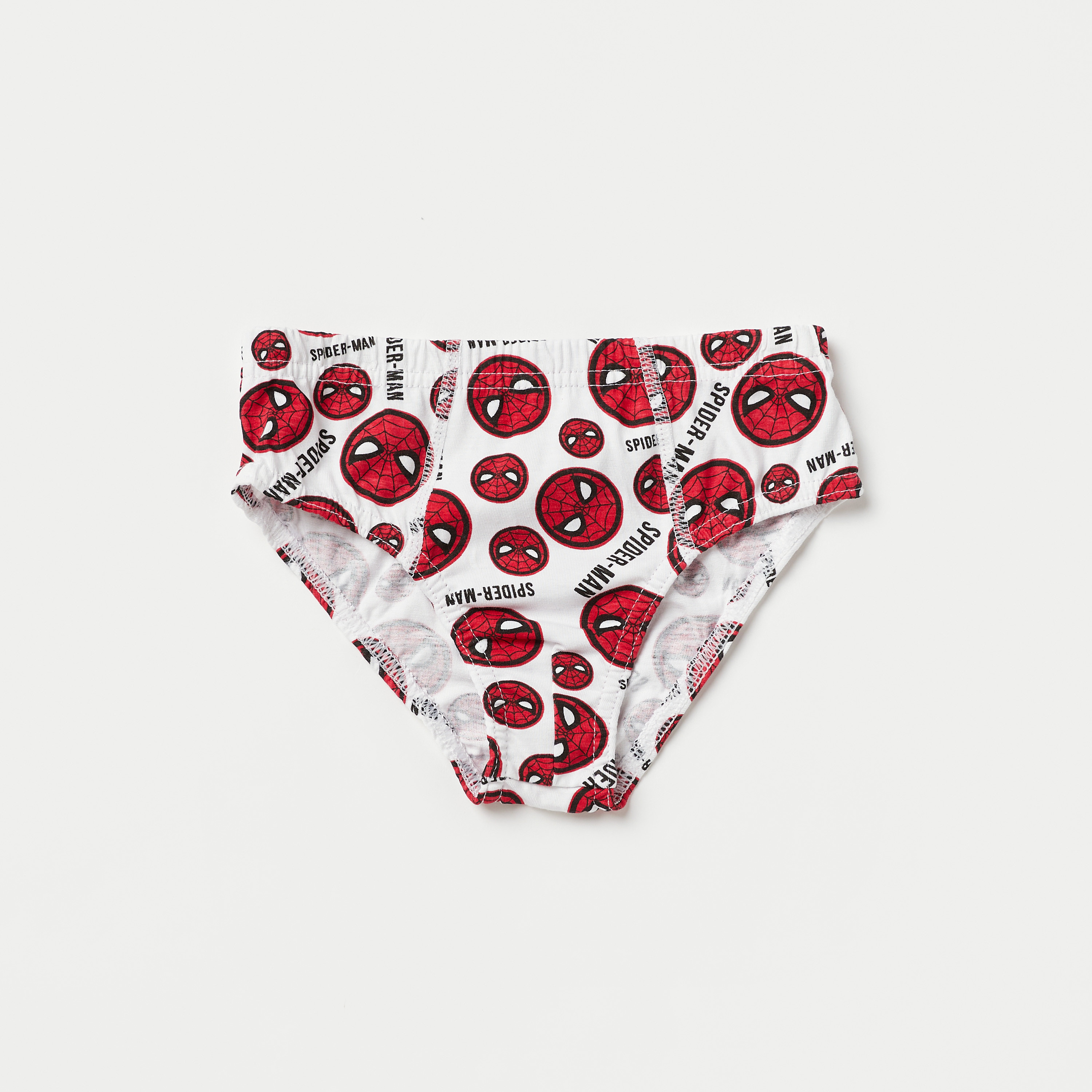 Spider-Man Print Briefs - Set of 3-baby-boys-clothing-innerwear-image-4