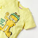 Garfield Print Crew Neck T-shirt and Pyjama Set-Nightwear-thumbnailMobile-1