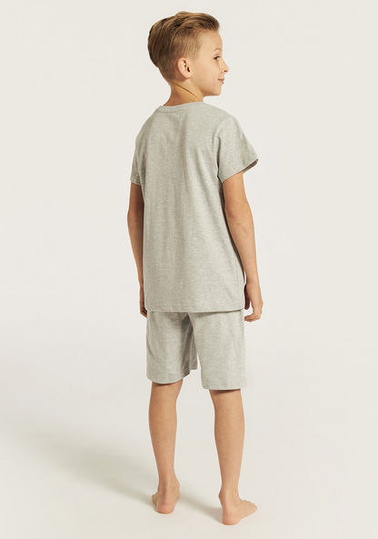 Juniors Printed T-shirts and Pyjamas - Set of 2-Nightwear-image-5