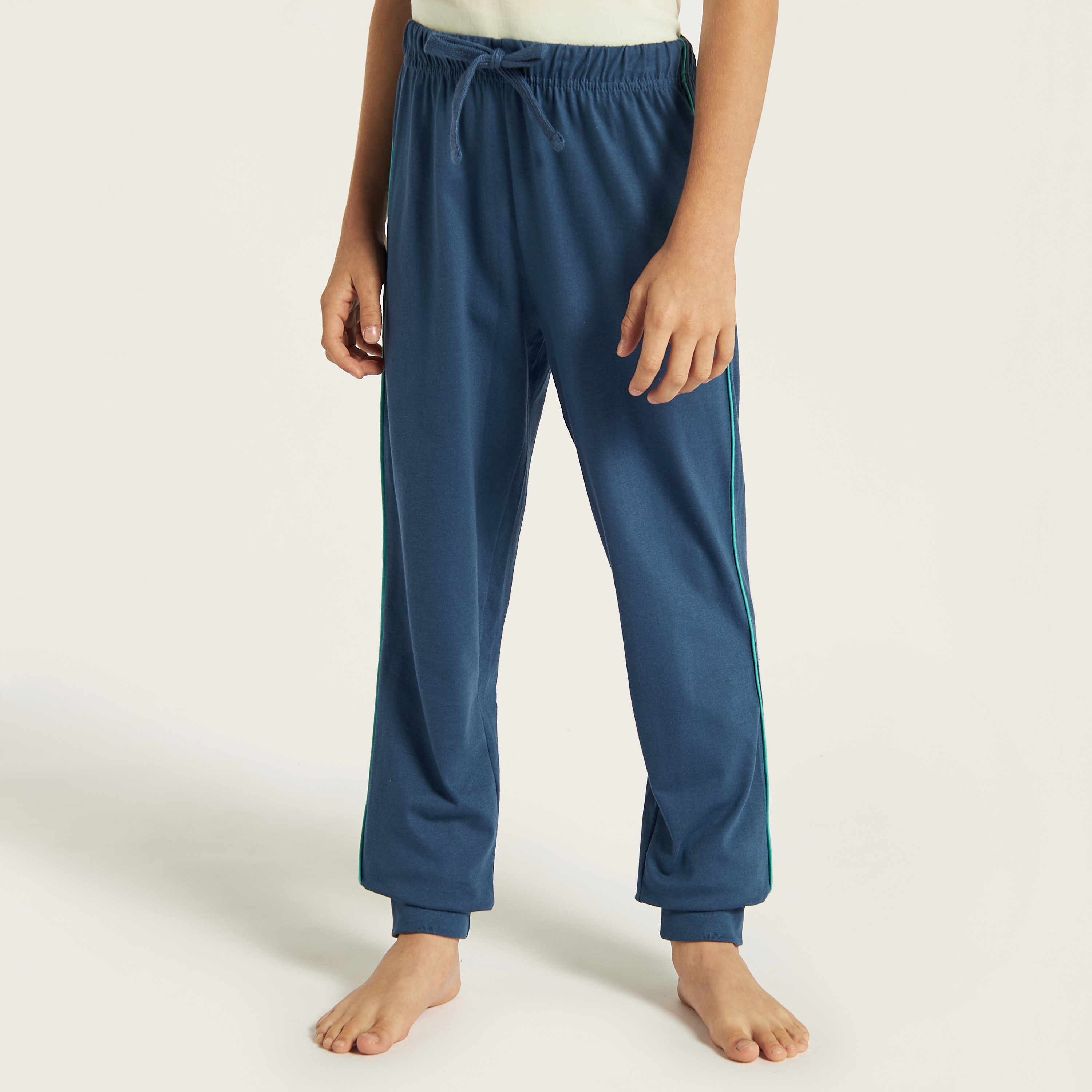 Juniors Colourblock T-shirt and Pyjama Set-boys-clothing-nightwear-image-3