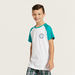 Juniors Colourblock T-shirt and Checked Shorts Set-Nightwear-thumbnailMobile-1
