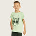 Juniors Printed Crew Neck T-shirt and Pyjama Set-Nightwear-thumbnailMobile-1
