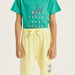 Juniors Graphic Print Short Sleeves T-shirt and Shorts Set-Nightwear-thumbnailMobile-3