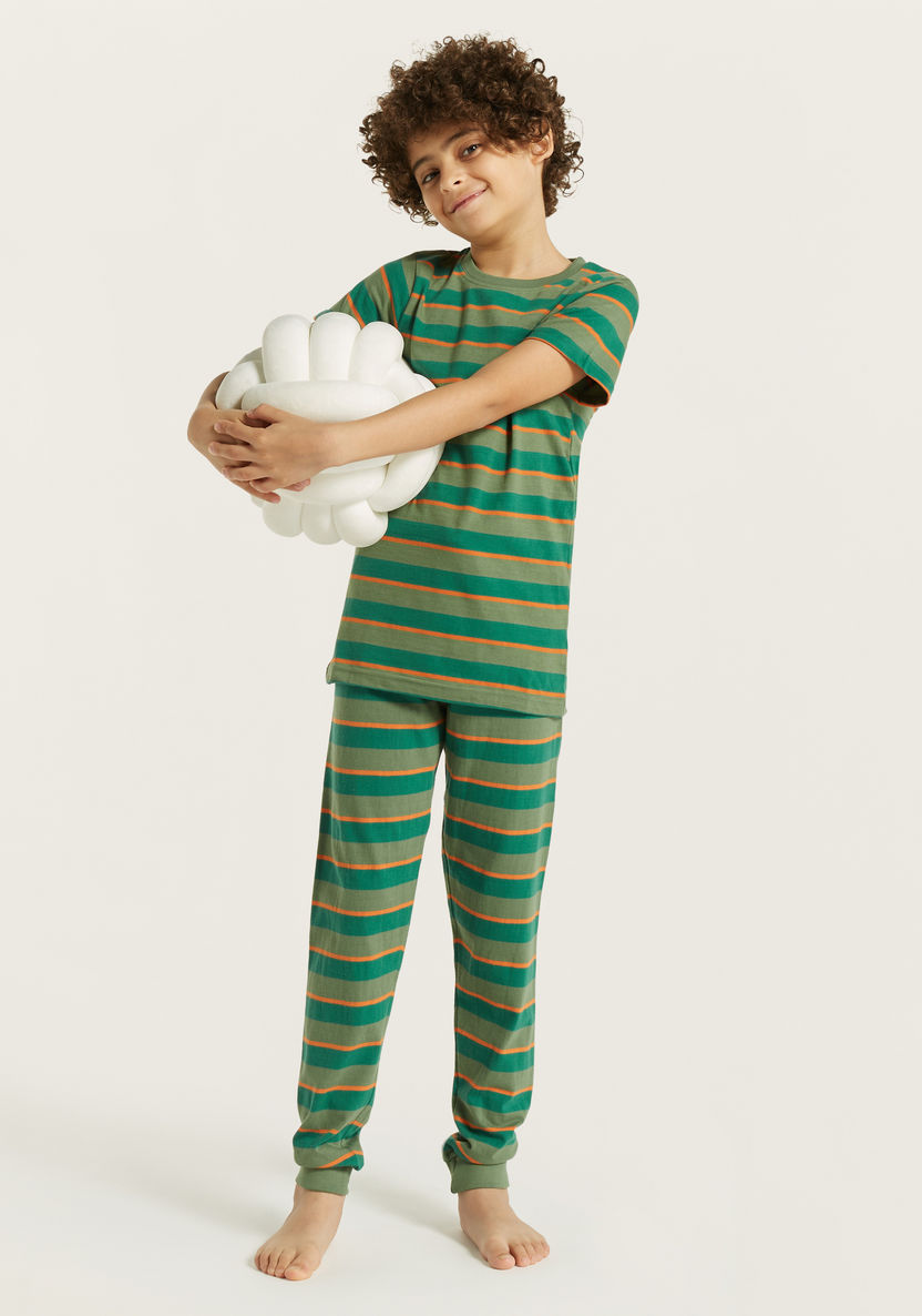 Juniors Printed T-shirt and Pyjamas - Set of 3-Nightwear-image-1