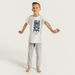 Juniors Printed T-shirt and Pyjama - Set of 3-Nightwear-thumbnail-1