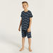 Juniors Printed T-shirt and Pyjama - Set of 3-Nightwear-thumbnail-7