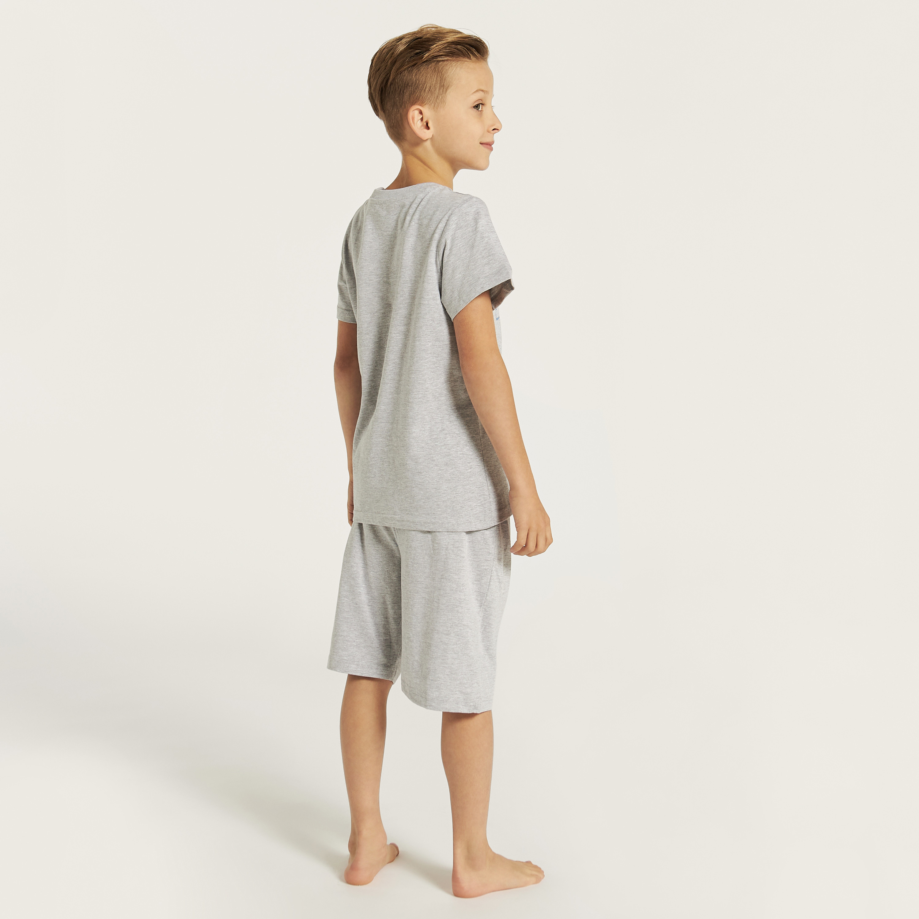 Juniors Printed T-shirts and Pyjamas - Set of 3-boys-clothing-nightwear-image-6
