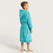 Juniors Textured Bathrobe with Hood and Belt Tie-Ups-Towels and Flannels-thumbnailMobile-4