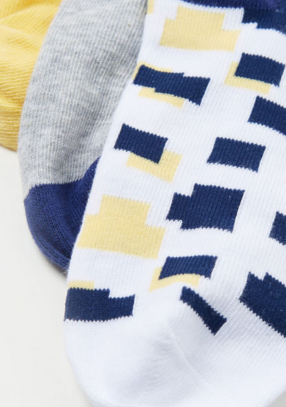 Juniors Printed Ankle Length Socks - Set of 3-Socks-image-3