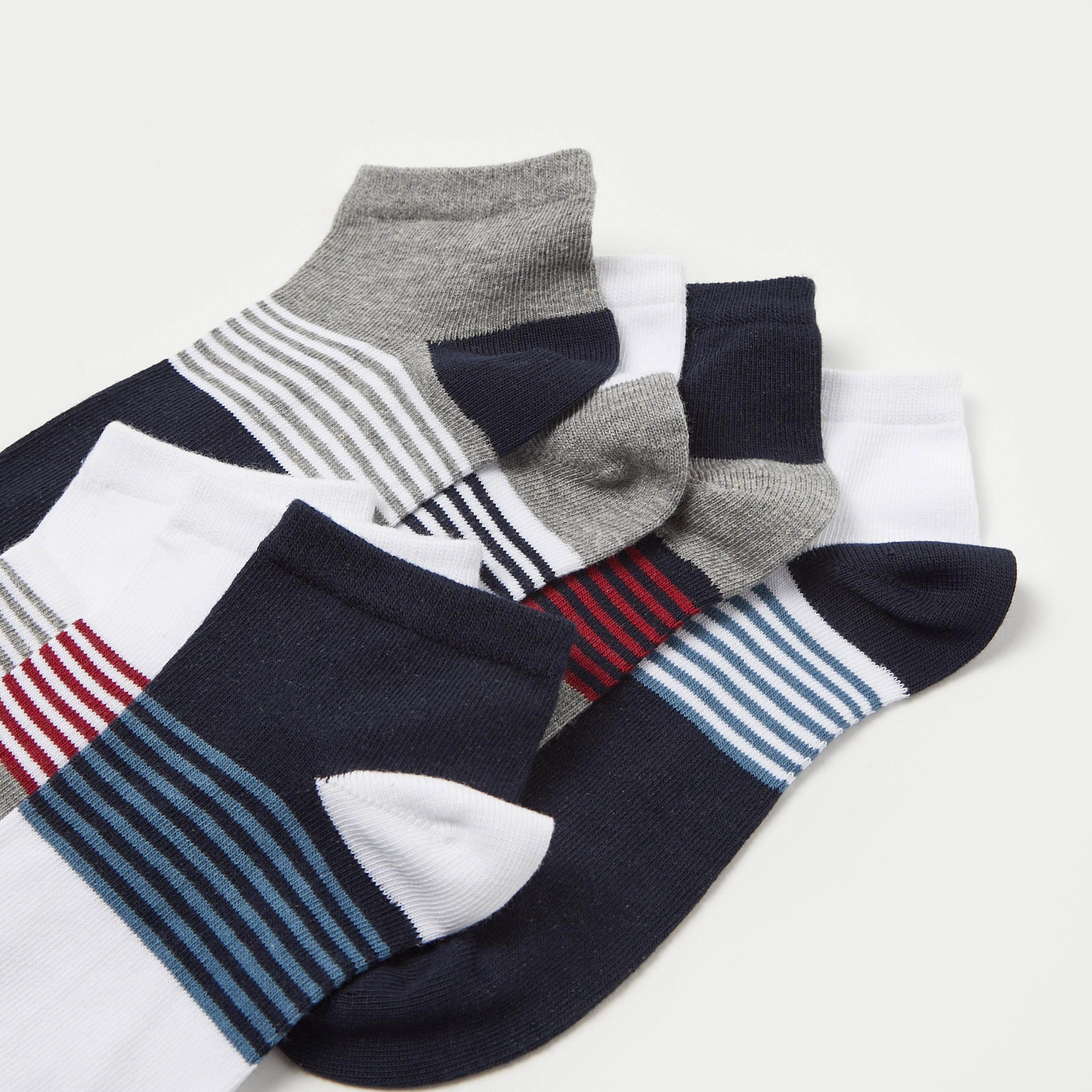Juniors Striped Socks - Set of 7-boys-accessories-socks-image-3
