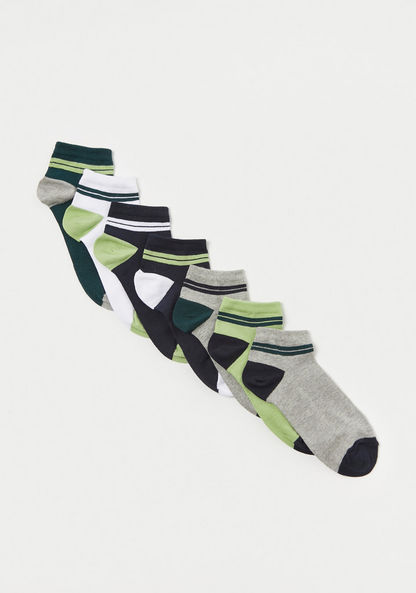 Juniors Solid Socks - Set of 7-Socks-image-1