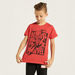 Spider-Man Print T-shirt and Pyjama Set-Nightwear-thumbnailMobile-1