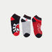 Spider-Man Print Ankle Length Socks - Set of 3-Socks-thumbnail-0