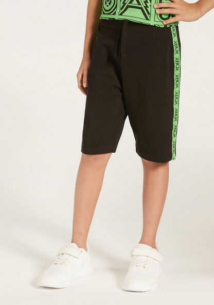 Xbox Printed Crew Neck T-shirt and Shorts Set-Nightwear-image-2