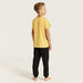 Garfield Print T-shirt and Pyjama Set-Nightwear-thumbnailMobile-4