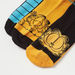 Garfield Print Ankle Length Socks - Set of 3-Socks-thumbnailMobile-3