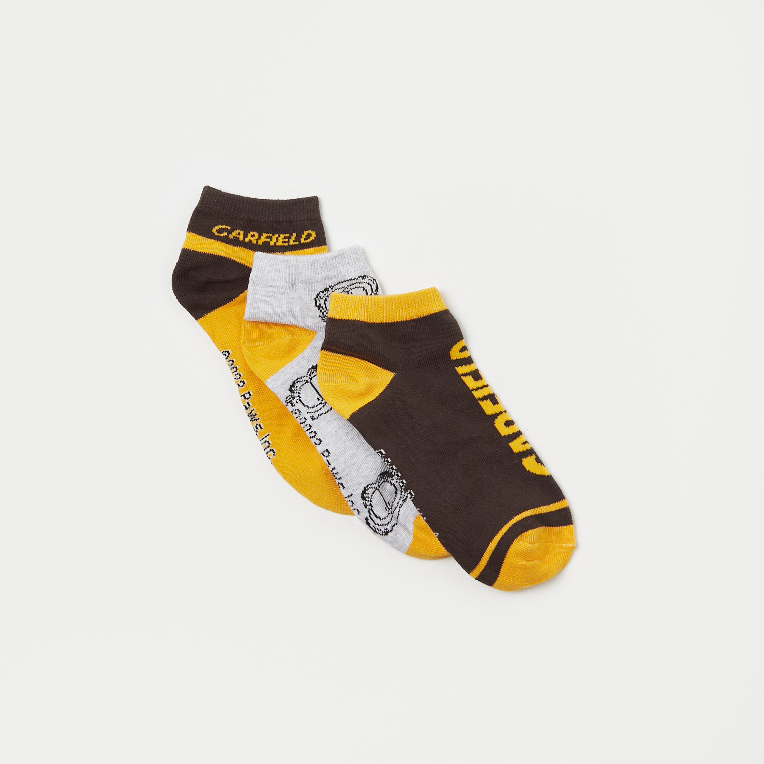 Garfield Print Socks - Set of 3-boys-accessories-socks-image-2