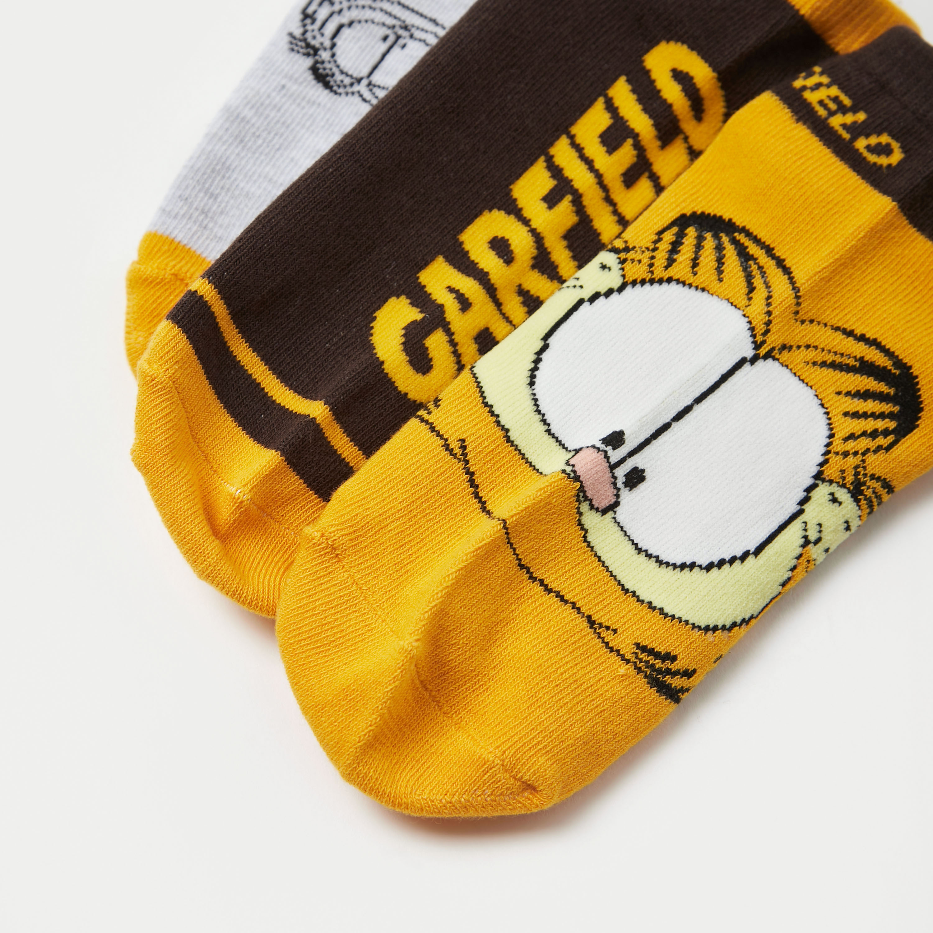 Garfield Print Socks - Set of 3-boys-accessories-socks-image-4