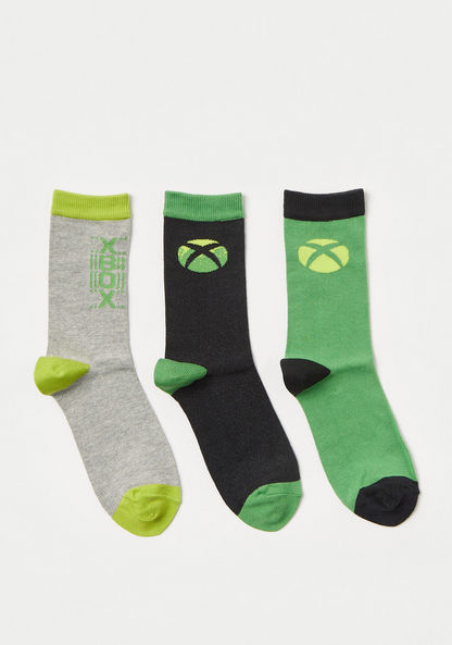 Xbox Printed Socks - Set of 3-Socks-image-0