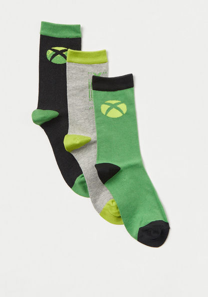 Xbox Printed Socks - Set of 3-Socks-image-1