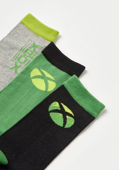 Xbox Printed Socks - Set of 3-Socks-image-2