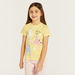 Juniors Unicorn Print T-shirt and Pyjama Set-Nightwear-thumbnail-1