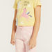 Juniors Unicorn Print T-shirt and Pyjama Set-Nightwear-thumbnail-3