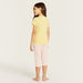 Juniors Unicorn Print T-shirt and Pyjama Set-Nightwear-thumbnail-4