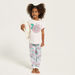 Juniors Floral Print T-shirt and Pyjama Set-Pyjama Sets-thumbnail-0