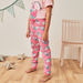Juniors Ice Cream Print T-shirt and Pyjama Set-Pyjama Sets-thumbnail-2