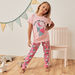 Juniors Ice Cream Print T-shirt and Pyjama Set-Pyjama Sets-thumbnailMobile-5