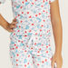 Juniors Printed T-shirt and Pyjama - Set of 3-Pyjama Sets-thumbnail-4