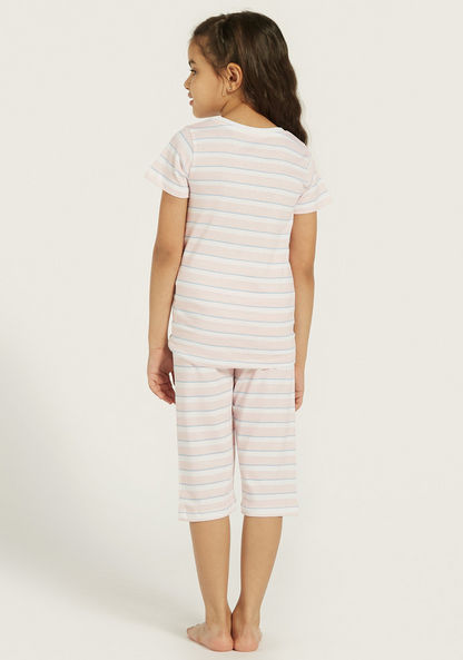 Juniors Printed T-shirts and Pyjamas - Set of 3-Pyjama Sets-image-9