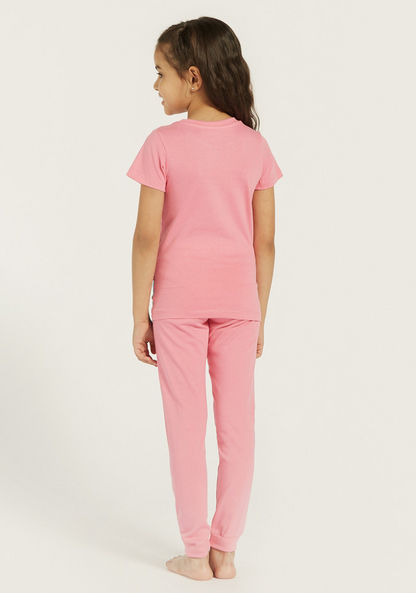 Juniors Printed T-shirts and Pyjamas - Set of 3-Pyjama Sets-image-5