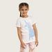 Juniors Unicorn Print T-shirt and Pyjamas - Set of 3-Pyjama Sets-thumbnail-2