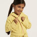 Juniors Textured Bathrobe with Hood and Tie-Up Belt-Towels and Flannels-thumbnailMobile-2