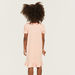 Juniors Printed Night Dress with Ruffles - Set of 2-Nightwear-thumbnailMobile-3