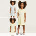 Juniors Floral Print Night Dress with Short Sleeves - Set of 2-Nightwear-thumbnailMobile-0