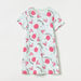 Juniors All-Over Print Night Dress with Short Sleeves-Nightwear-thumbnail-0