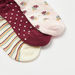 Juniors Printed Ankle Length Socks with Frill Detail - Set of 3-Socks-thumbnail-3
