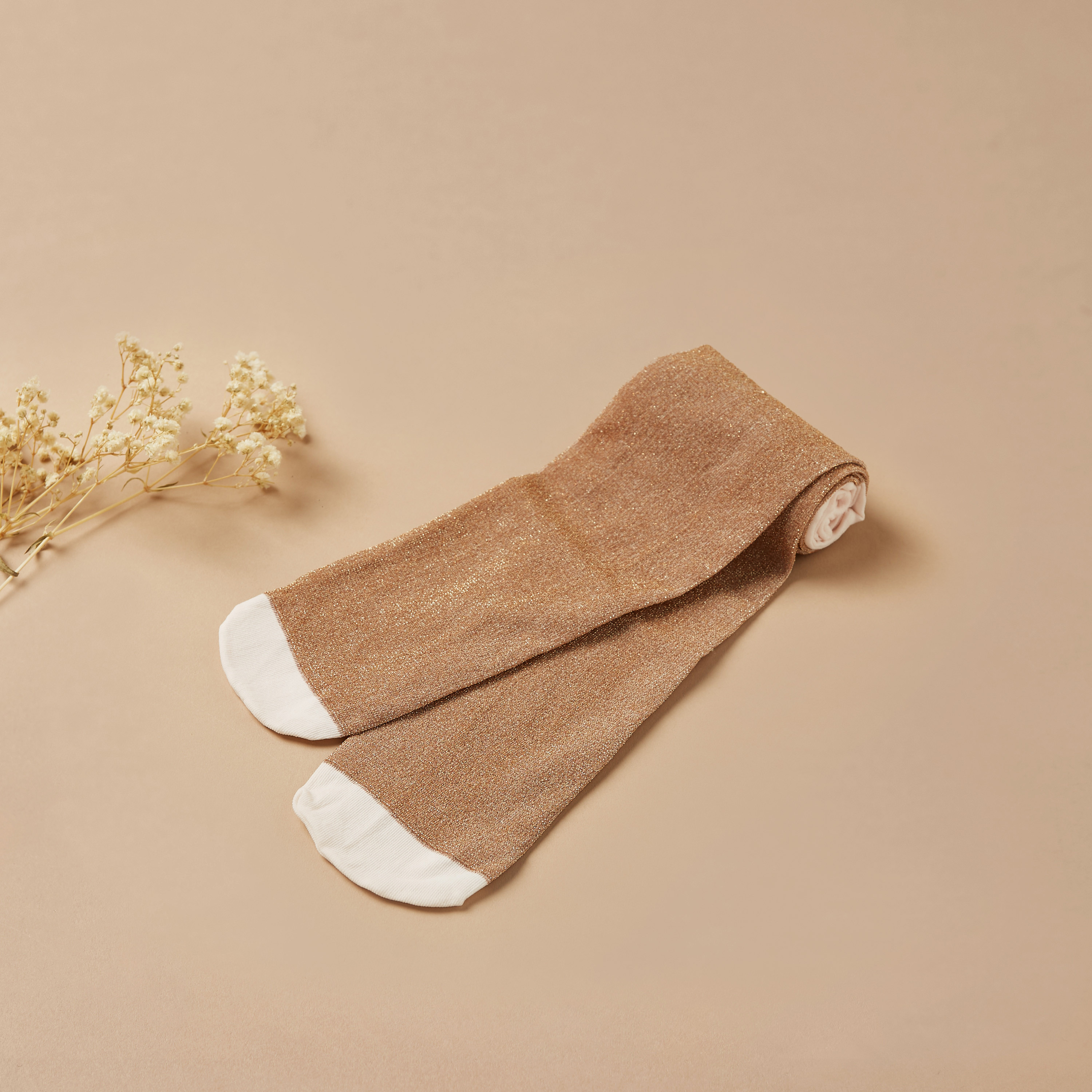 كولون بارز الملمس بخصر مطاطي من جونيورز-girls-accessories-socks-image-1