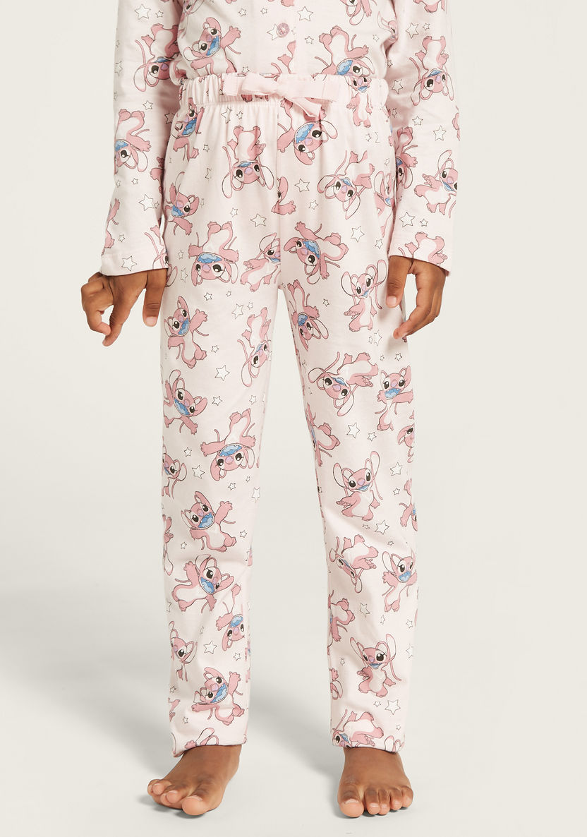 Disney All-Over Lilo & Stitch Print Shirt and Pyjama Set-Pyjama Sets-image-2