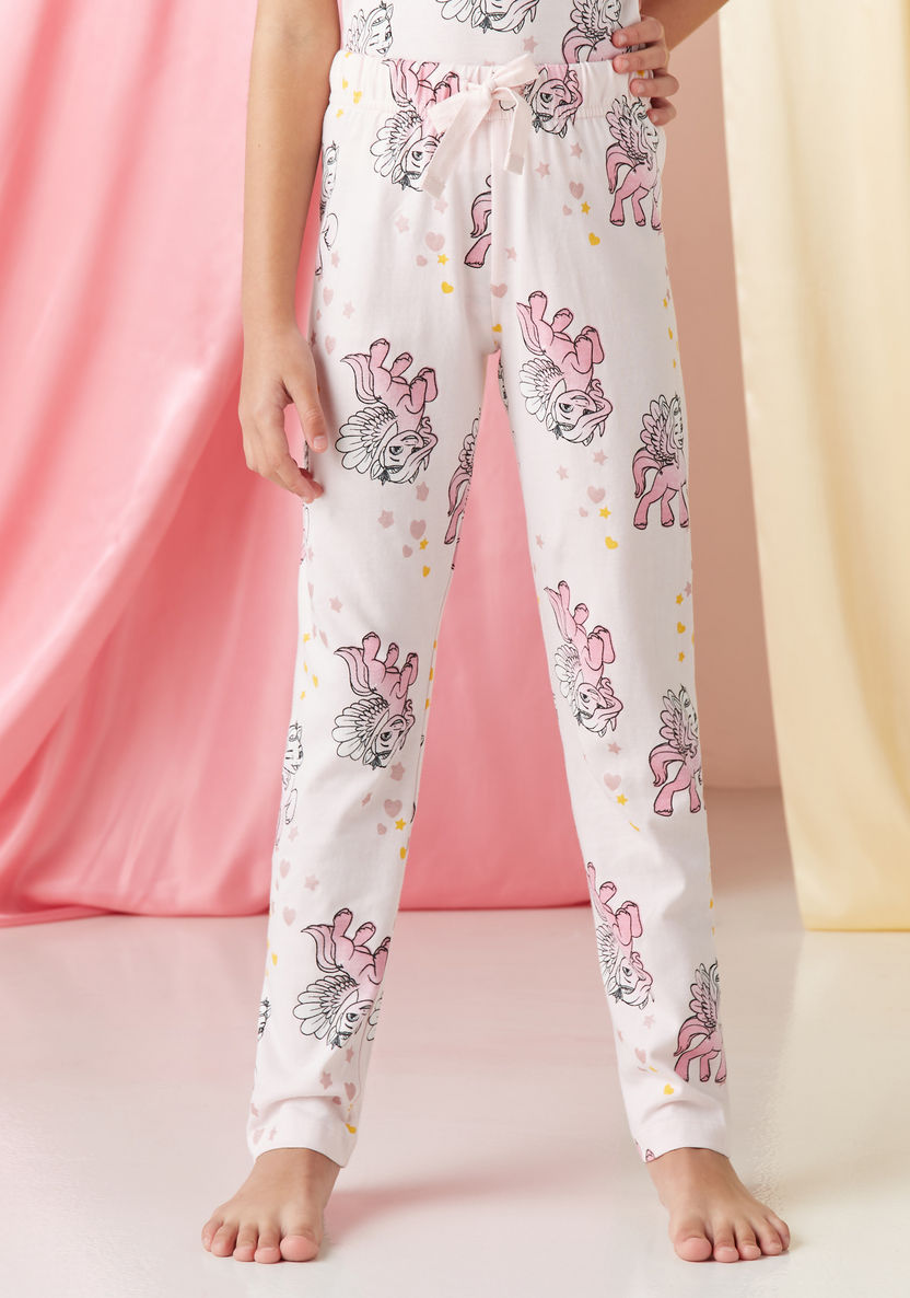 Hasbro My Little Pony Print T-shirt and Pyjama Set-Pyjama Sets-image-2