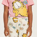 Disney Garfield Print T-shirt and Pyjama Set-Nightwear-thumbnail-3