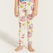 TV Tokyo Sakura Print Short Sleeves T-shirt and Pyjama Set-Nightwear-thumbnailMobile-2
