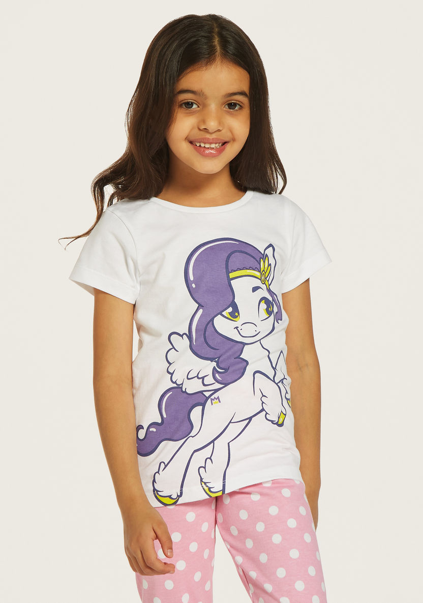 Hasbro My Little Pony Print T-shirt and Pyjama Set-Nightwear-image-1