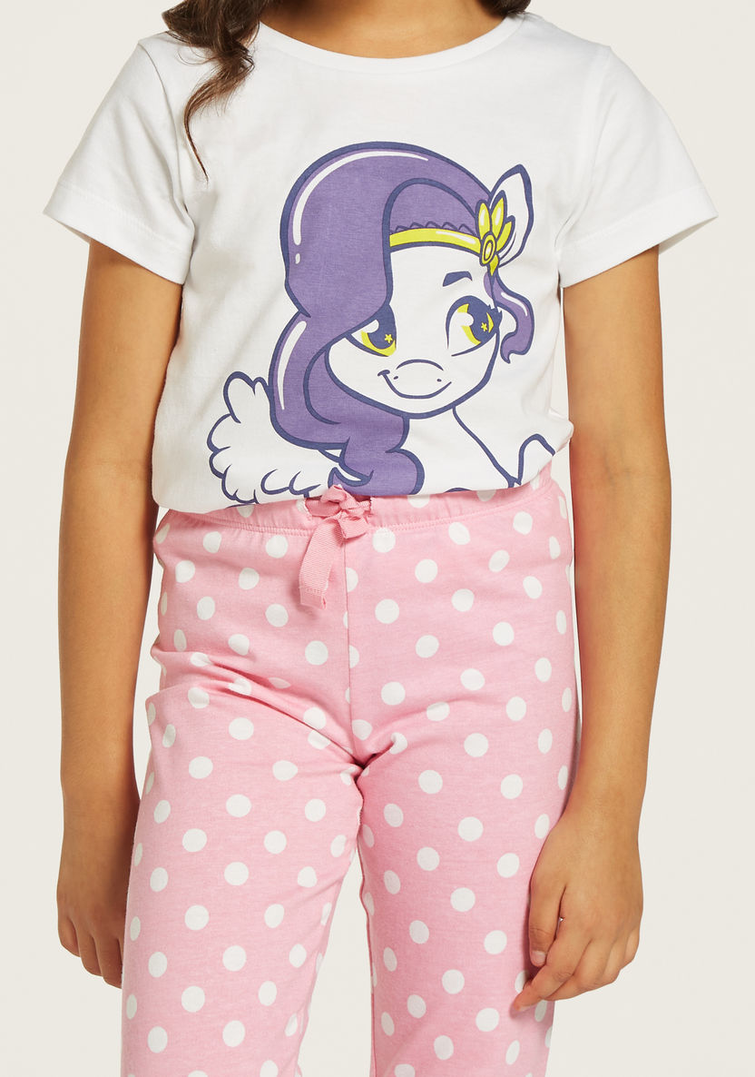 Hasbro My Little Pony Print T-shirt and Pyjama Set-Nightwear-image-3