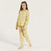 Juniors All-Over Lemon Print Shirt and Elasticated Pyjama Set-Nightwear-thumbnailMobile-0